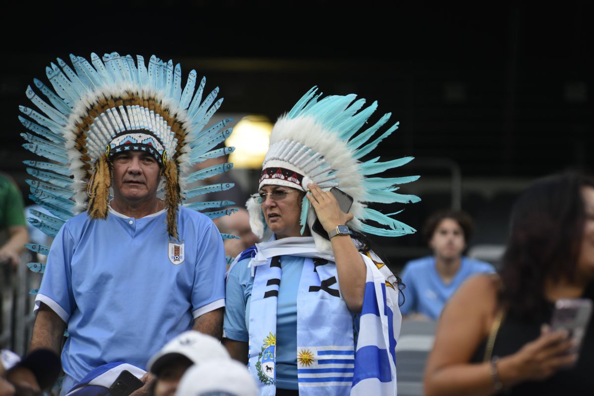 Fanii din Uruguay fac spectacol la Copa America