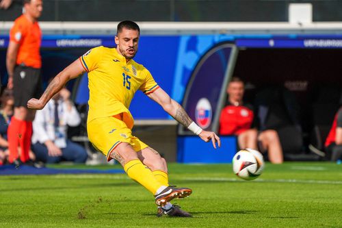 Andrei Burcă, în România - Slovacia // foto: Imago Images