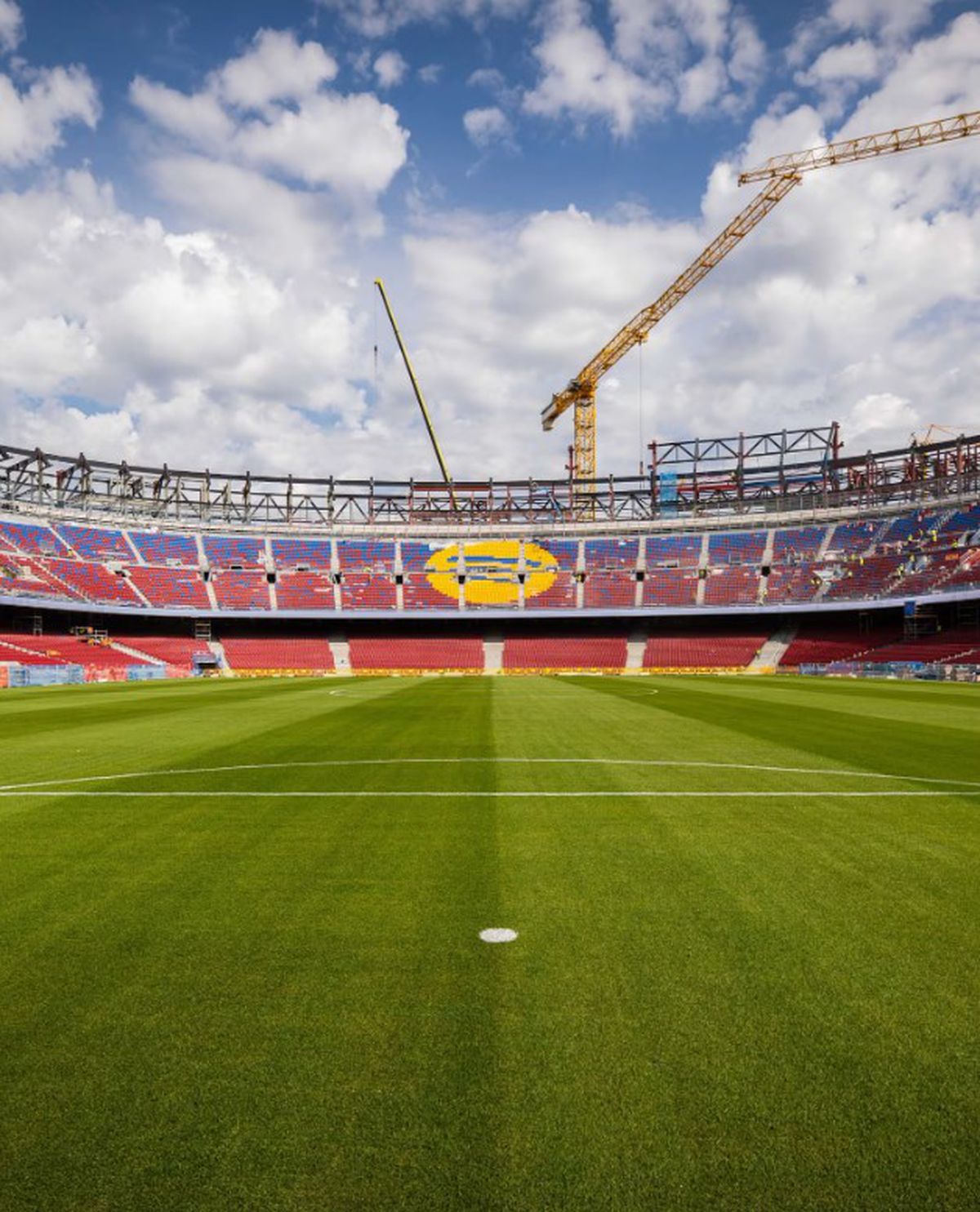 Stadiul actual al lucrărilor de reconstrucție ale Spotify Camp Nou, pe care Barcelona va reveni pe 10 august