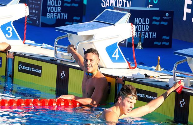 Imperialul David Popovici: al doilea cel mai bun timp din istorie în proba regină! L-a bătut și pe Zhanle Pan pe ultimii 50 de metri!