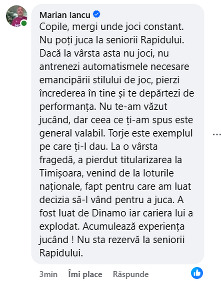 Marian Iancu a citit declarațiile lui Andrei Șucu și a intervenit: „Copile, să-ți spun ceva”