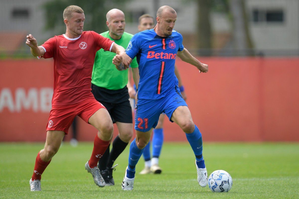 FCSB, victorie la limită în primul meci amical al cantonamentului din Olanda » Denis Alibec a marcat la revenire