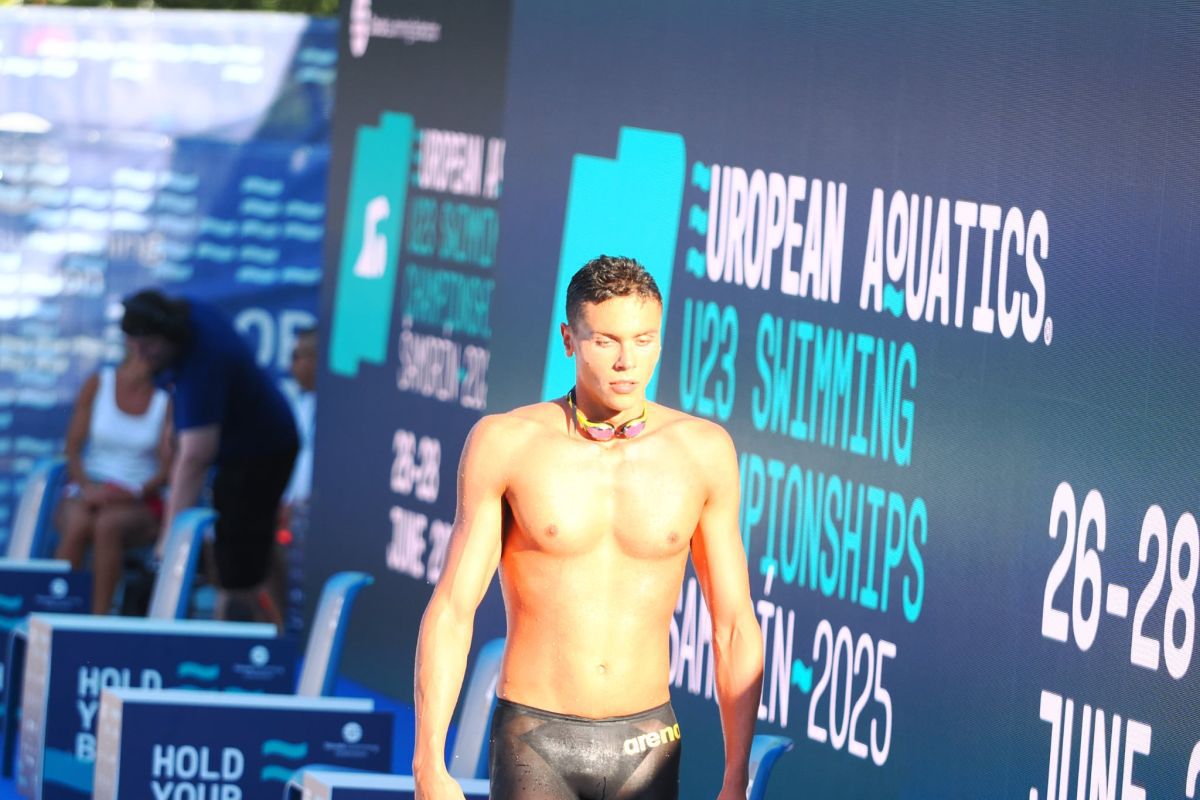 David Popovici, o nouă medalie de aur la Europenele U23! Record european pentru înotătorul român și al doilea timp din istorie