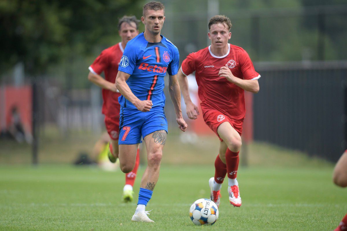 FCSB, victorie la limită în primul meci amical al cantonamentului din Olanda » Denis Alibec a marcat la revenire