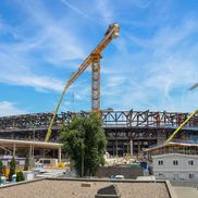 Stadiul actual al lucrărilor de reconstrucție ale Spotify Camp Nou, pe care Barcelona va reveni pe 10 august / Foto: FC Barcelona