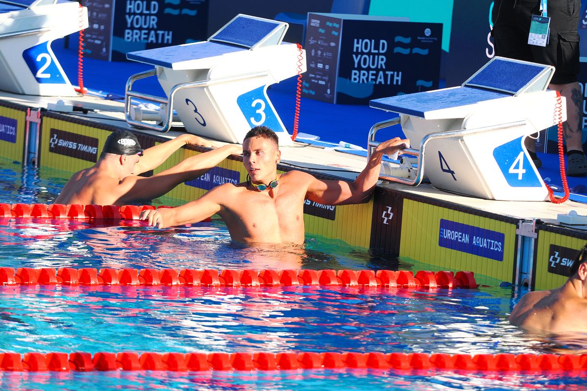 David Popovici, o nouă medalie de aur! Record european pentru înotătorul român + Denis Popescu a luat bronz la 50 m fluture