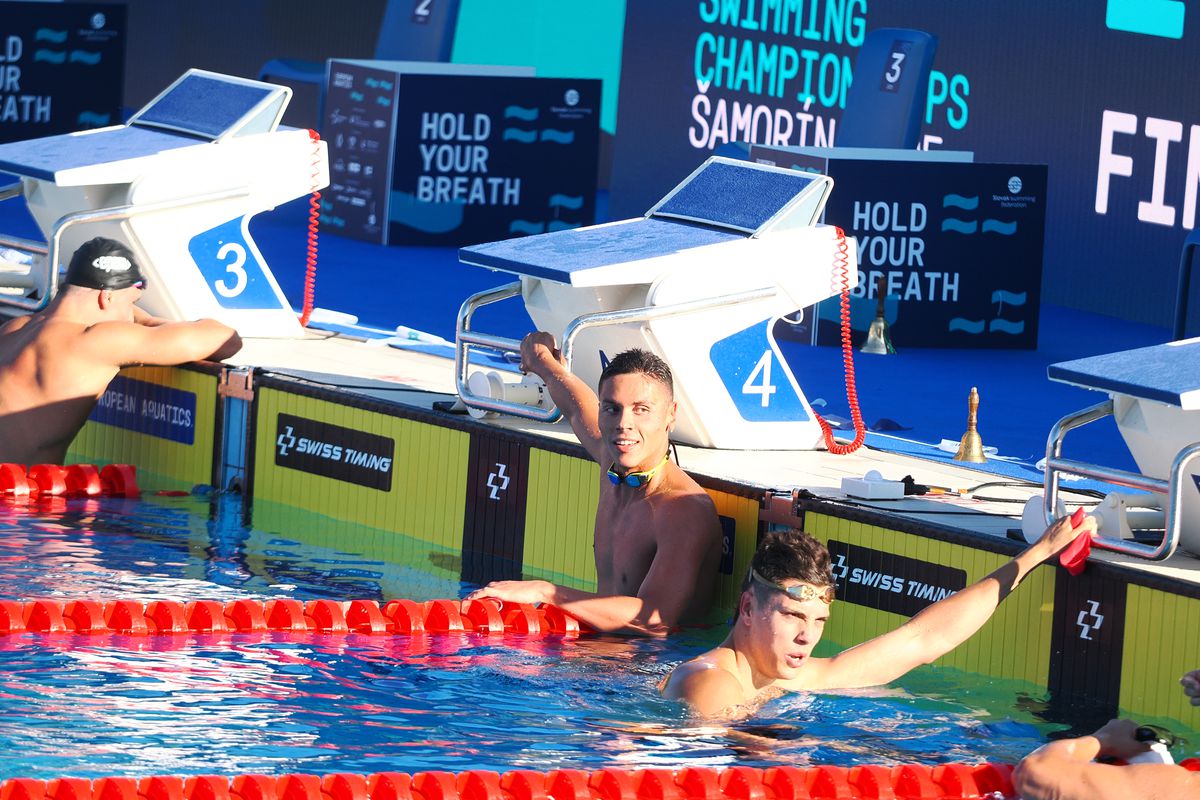 David Popovici, o nouă medalie de aur! Record european pentru înotătorul român + Denis Popescu a luat bronz la 50 m fluture