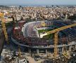 Stadiul actual al lucrărilor de reconstrucție ale Spotify Camp Nou, pe care Barcelona va reveni pe 10 august / Foto: FC Barcelona