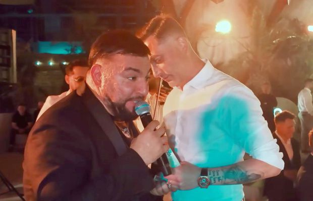 Imagini nepublicate de la nunta lui Coman: „Nașul e Mirel Rădoi!” » Au aruncat mii de euro la lăutari: „Viviana e viața mea”