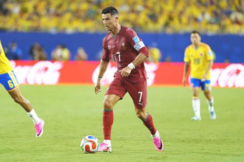 Cristiano Ronaldo (41 de ani) a fost titular pentru Portugalia în remiza albă cu Columbia și a bifat meciul 25 în carieră la Cupa Mondială/ FOTO Imago Images