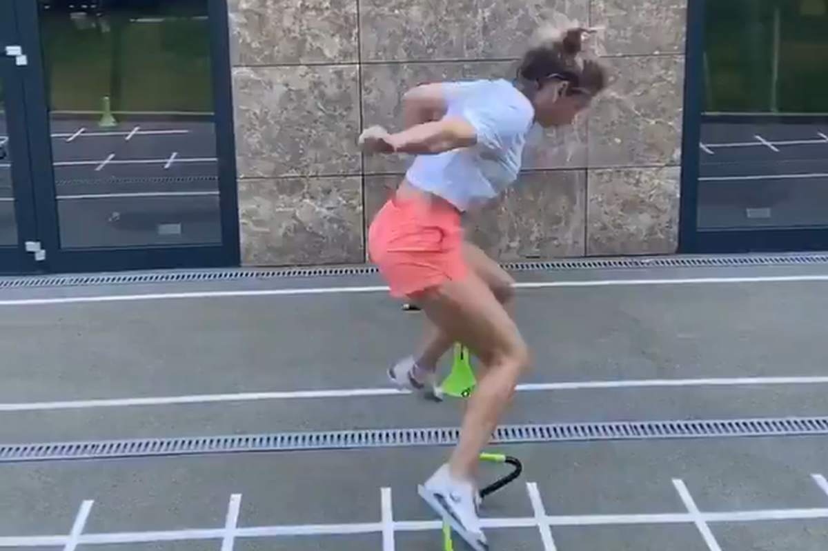 VIDEO Simona Halep se pregătește de revenire » Antrenament intens pentru fostul număr 1 mondial
