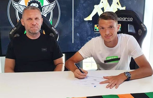 Un tânăr fotbalist român, transferat în Italia » Contract pe 3 ani