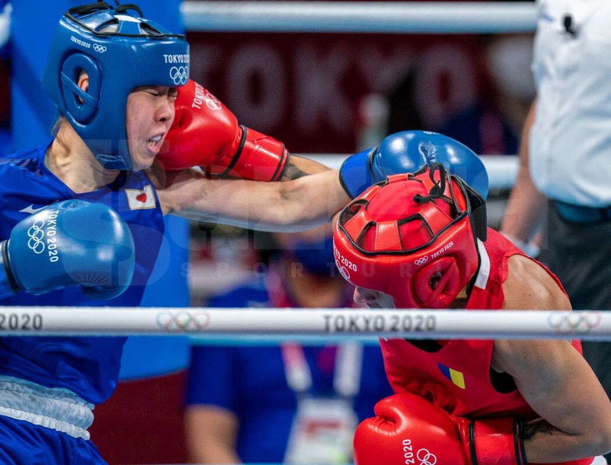 Claudia Nechita vs. Sena Irie (sferturi) la Jocurile Olimpice