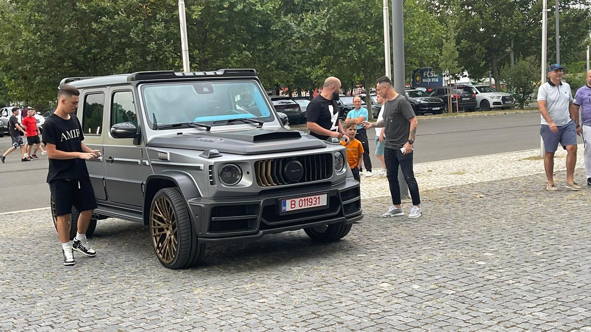 Mirel Rădoi i-a lăsat pe toți cu gura căscată » Cu ce bolid și-a făcut apariția la Arena Națională, înainte de FCSB - Saburtalo