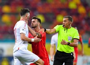 Pierdere mare pentru FCSB » Cordea, ROȘU direct în prelungiri cu Saburtalo: „E prima dată când mi se întâmplă”