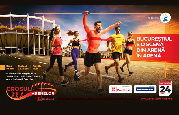 Crosul Arenelor Eveniment unic de alergare în București -  10 kilometri doar dus