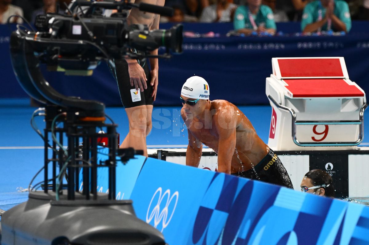 David Popovici, semifinală perfectă la 200 m liber