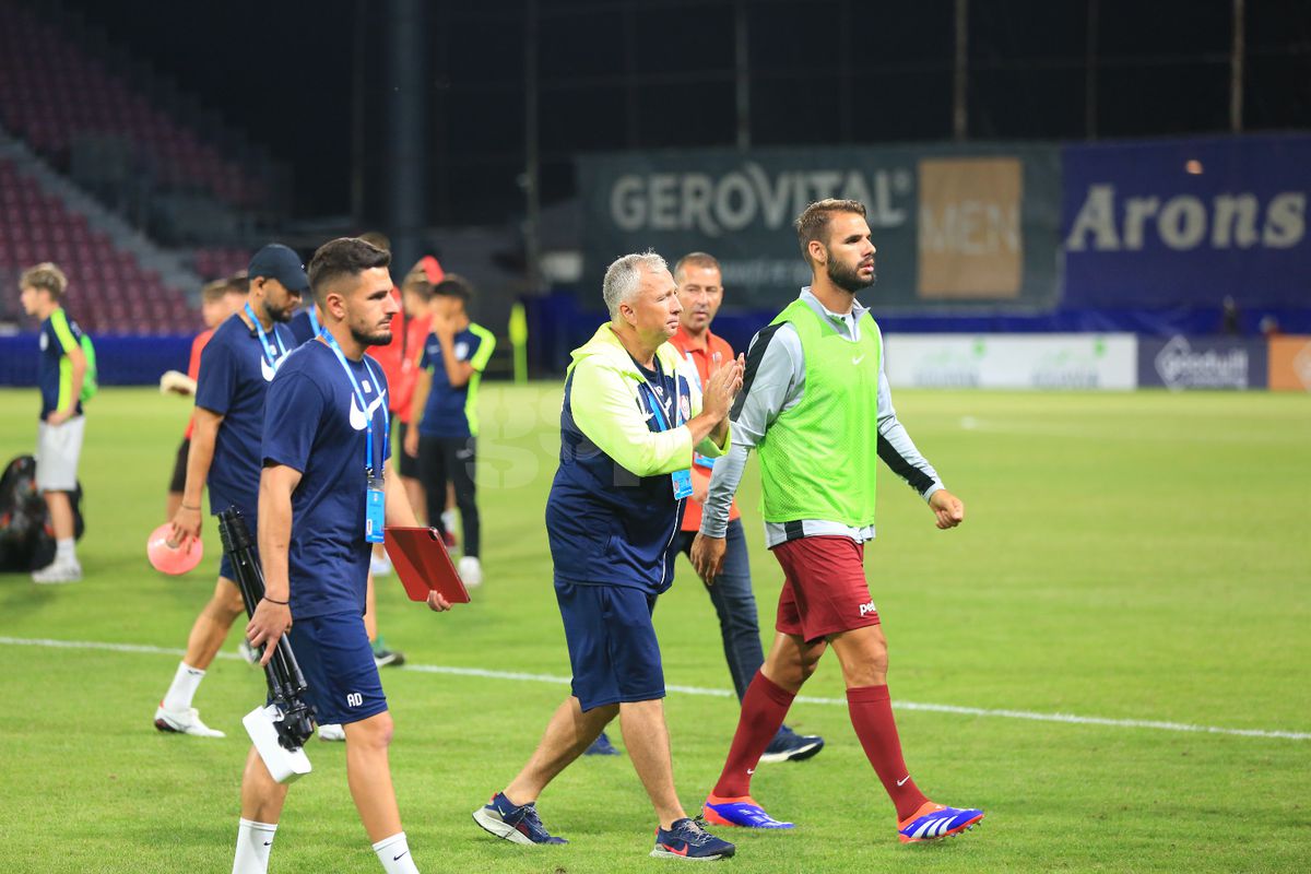 Universitatea Craiova a subordonat CFR la Cluj: schimbări cu sens ale lui Gâlcă, nervi prea mulți și fotbal puțin la Petrescu