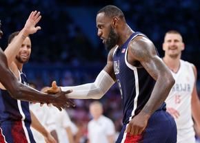 Dream Team-ul american a început în forță drumul către aurul olimpic » Serbia lui Jokic n-a avut nicio șansă: Kevin Durant, pe modul „lunetist”