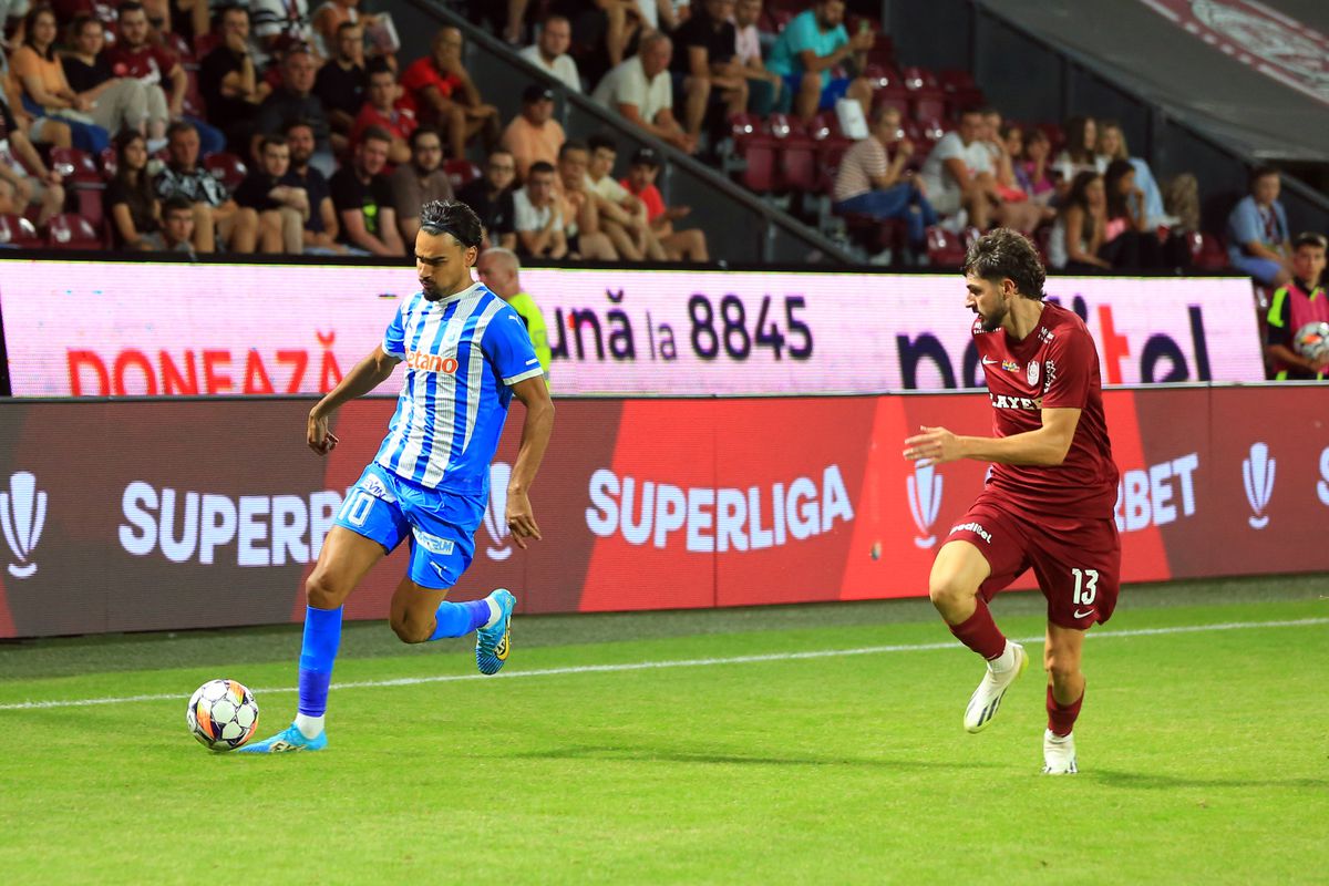 CFR Cluj - Universitatea Craiova 0-2 » Oltenii fac spectacol în Gruia și așteaptă cu încredere returul cu Maribor! Dan Petrescu pierde primul derby al sezonului