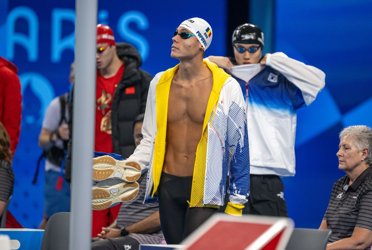 David Popovici, serii la 200m liber la Jocurile Olimpice