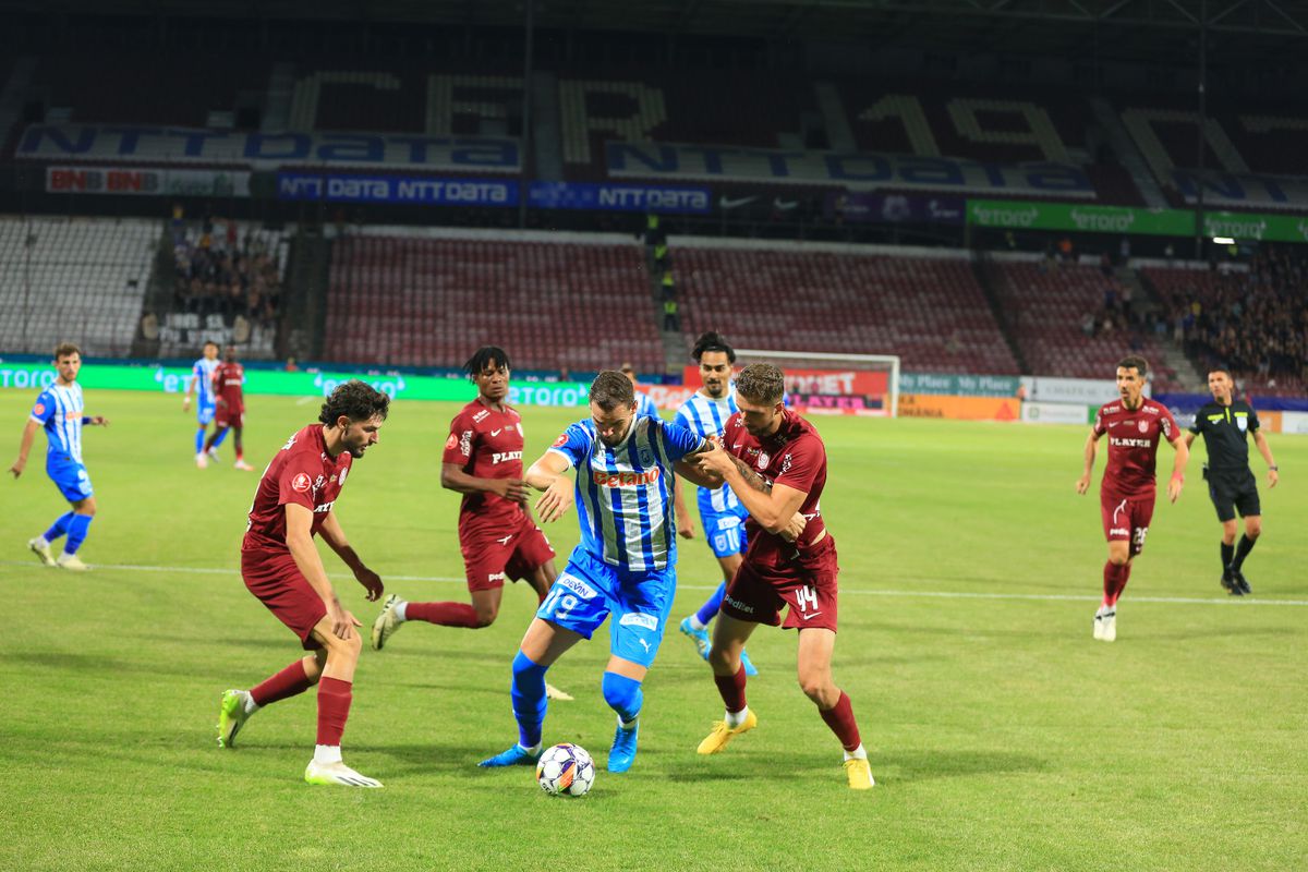 CFR Cluj - Universitatea Craiova 0-2 » Oltenii fac spectacol în Gruia și așteaptă cu încredere returul cu Maribor! Dan Petrescu pierde primul derby al sezonului