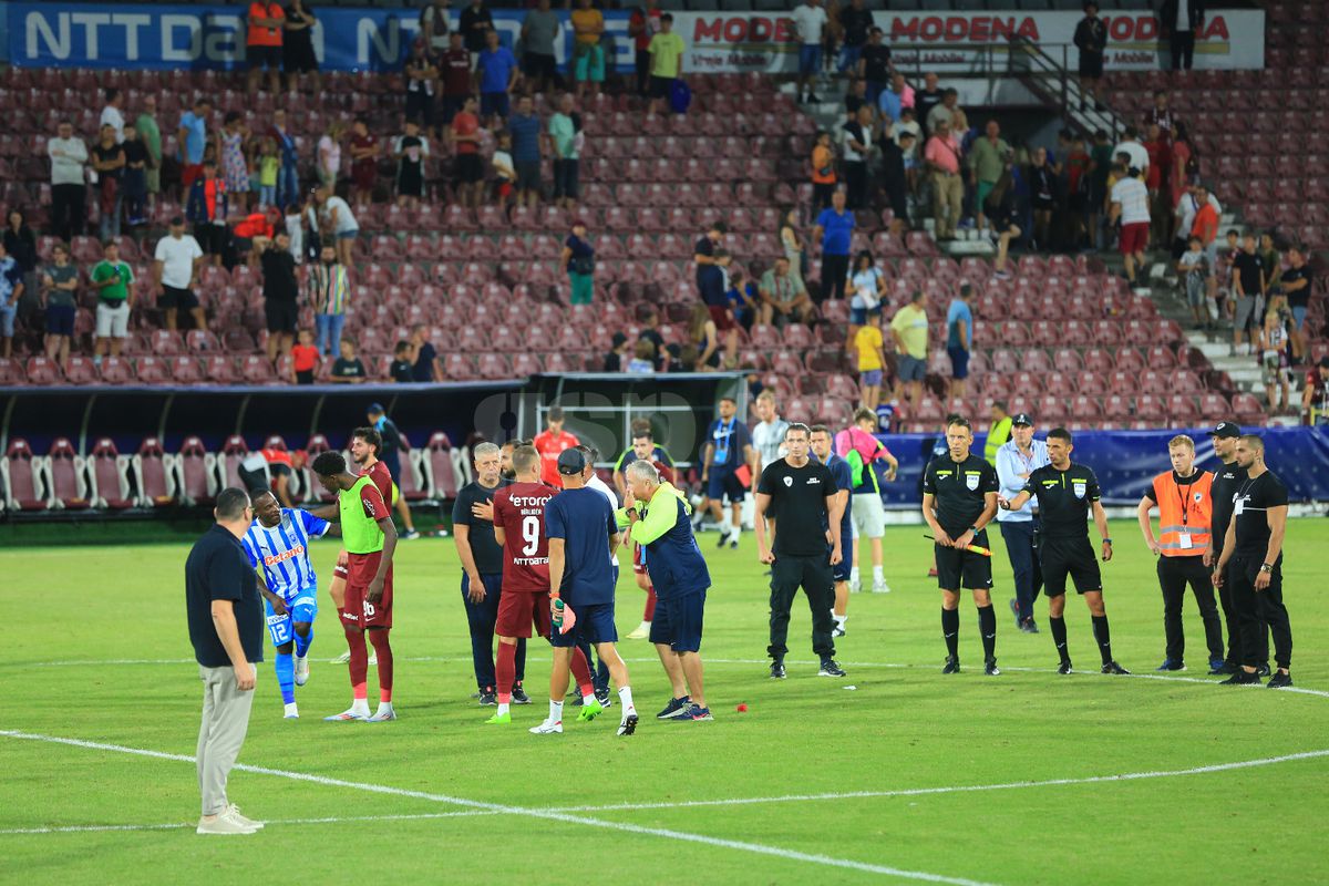 Universitatea Craiova a subordonat CFR la Cluj: schimbări cu sens ale lui Gâlcă, nervi prea mulți și fotbal puțin la Petrescu