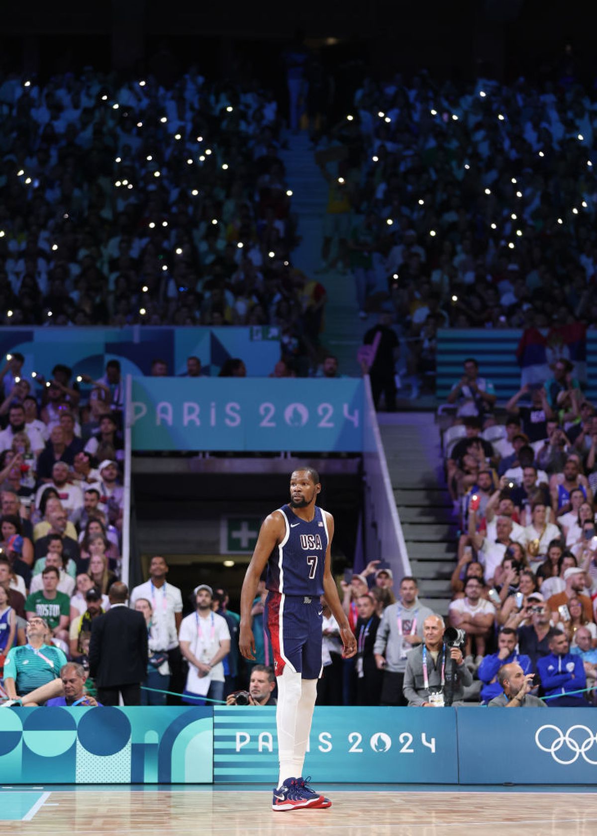 Dream Team-ul american a început în forță drumul către aurul olimpic » Serbia lui Jokic n-a avut nicio șansă: Kevin Durant, pe modul „lunetist”