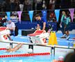 David Popovici, încălzire sub ochii lui Michael Phelps