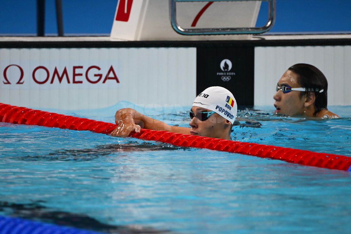 David Popovici, semifinală perfectă la 200 m liber