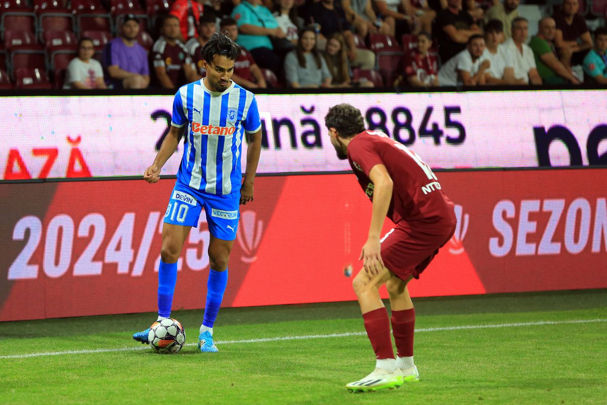 CFR Cluj - Universitatea Craiova 0-2 » Oltenii fac spectacol în Gruia și așteaptă cu încredere returul cu Maribor! Dan Petrescu pierde primul derby al sezonului