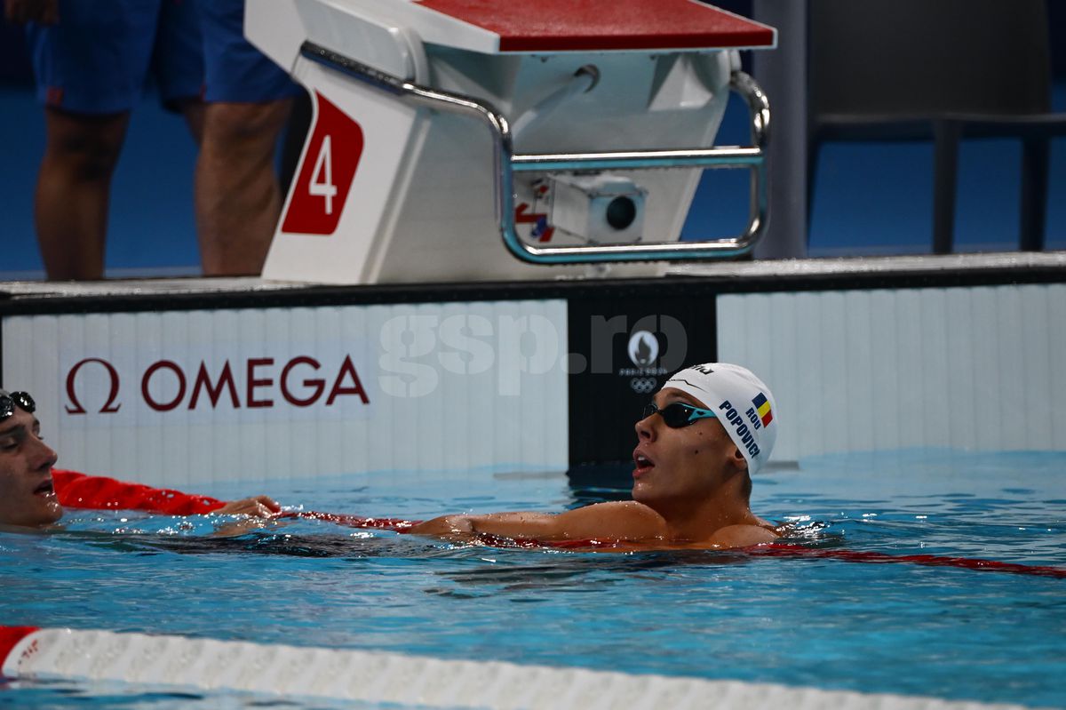 David Popovici, semifinală perfectă la 200 m liber