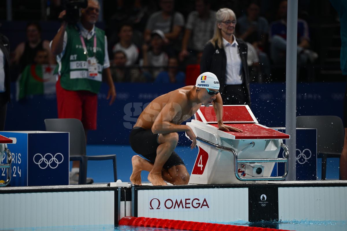 David Popovici, semifinală perfectă la 200 m liber