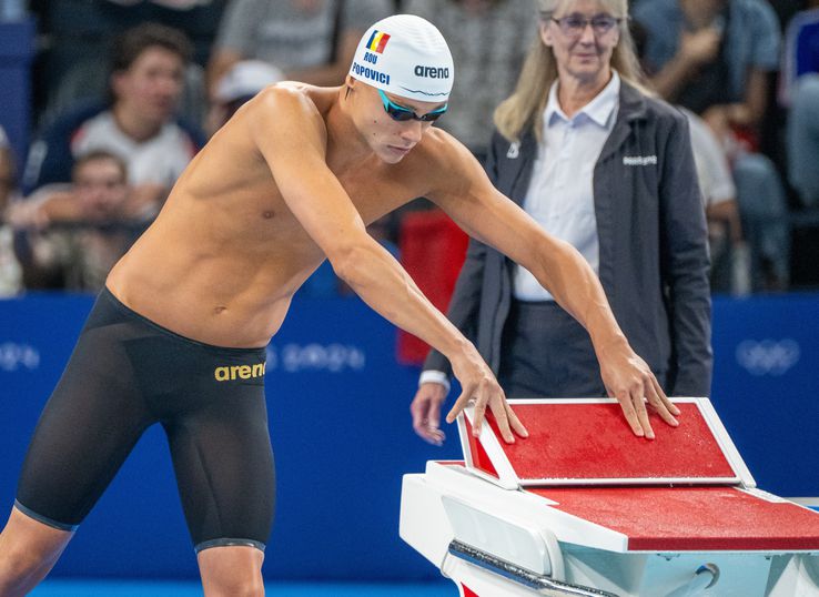 David Popovici, cel mai bun timp în semifinala la 200 de metri liber / FOTO: Raed Krishan (GSP.ro)