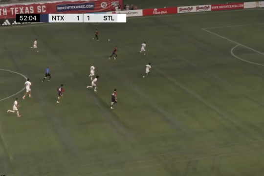 Enes Sali a reușit al 7-lea gol pentru North Texas SC, satelitul FC Dallas / Foto: North Texas SC (X)