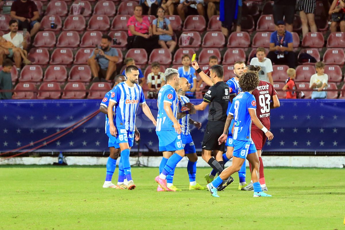 Universitatea Craiova a subordonat CFR la Cluj: schimbări cu sens ale lui Gâlcă, nervi prea mulți și fotbal puțin la Petrescu