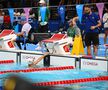 David Popovici, încălzire sub ochii lui Michael Phelps