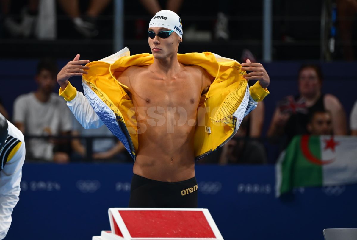 David Popovici, semifinală perfectă la 200 m liber