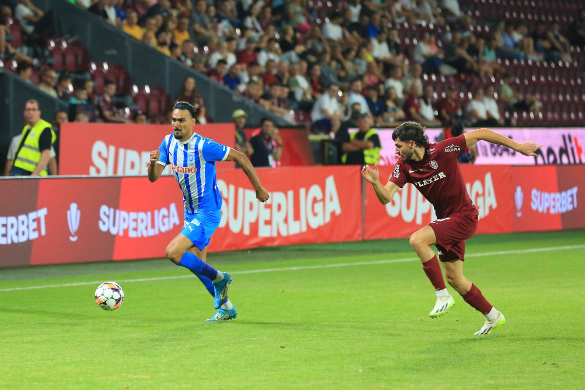 CFR Cluj - Universitatea Craiova 0-2 » Oltenii fac spectacol în Gruia și așteaptă cu încredere returul cu Maribor! Dan Petrescu pierde primul derby al sezonului