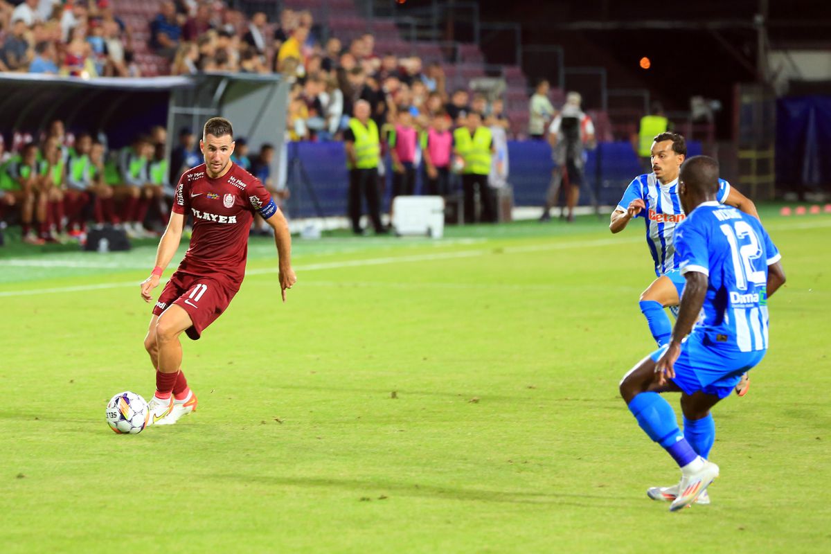 CFR Cluj - Universitatea Craiova 0-2 » Oltenii fac spectacol în Gruia și așteaptă cu încredere returul cu Maribor! Dan Petrescu pierde primul derby al sezonului