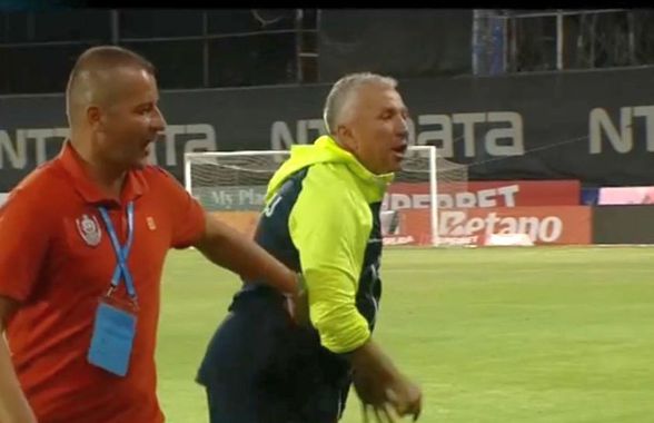 Dan Petrescu a depășit orice limită » Ieșire scandaloasă la adresa arbitrilor din CFR Cluj - Universitatea Craiova! Oprit cu greu de colaboratori