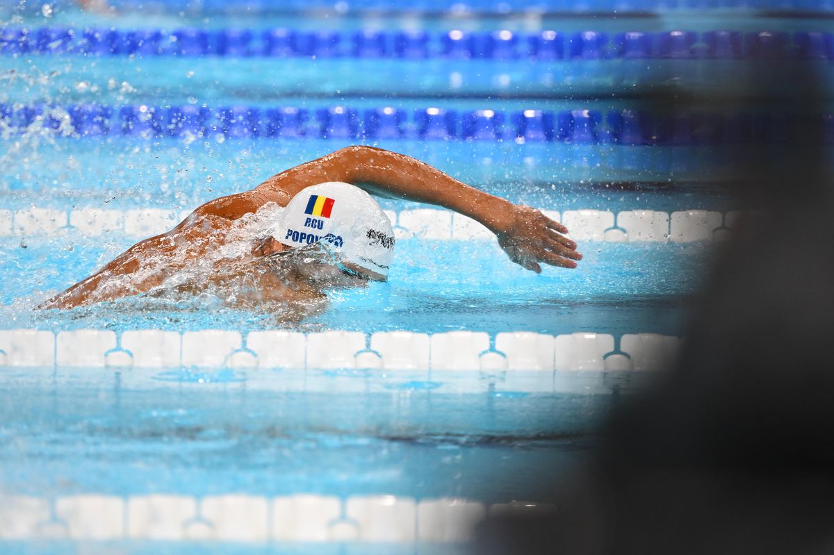 David Popovici, semifinală perfectă la 200 m liber