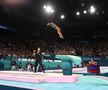 Simone Biles, în timpul calificărilor de gimnastică de la JO