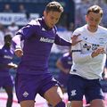 Louis Munteanu, în amicalul Fiorentinei cu Preston/ foto: Facebook @Fiorentina