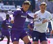 Louis Munteanu, în amicalul Fiorentinei cu Preston/ foto: Facebook @Fiorentina