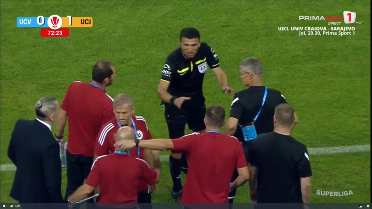 Universitatea Craiova, 12 jucători în meciul cu U Cluj