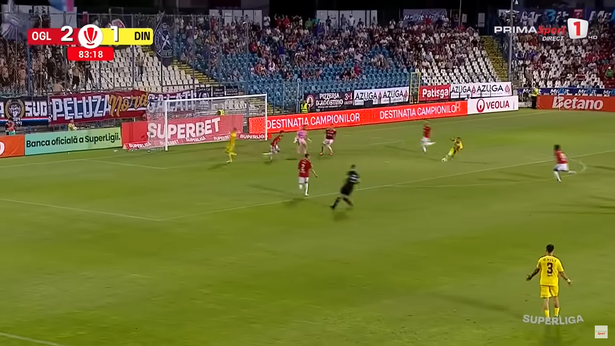 Ratarea uriașă a lui Caragea în Oțelul - Dinamo