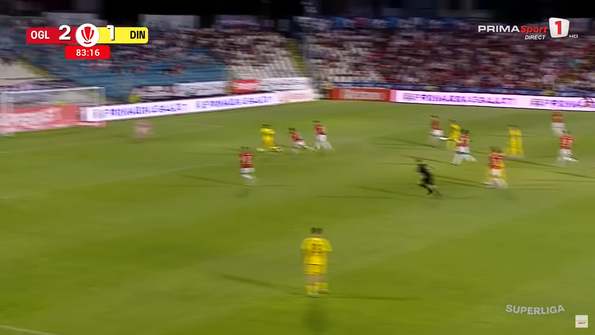 Ratarea uriașă a lui Caragea în Oțelul - Dinamo