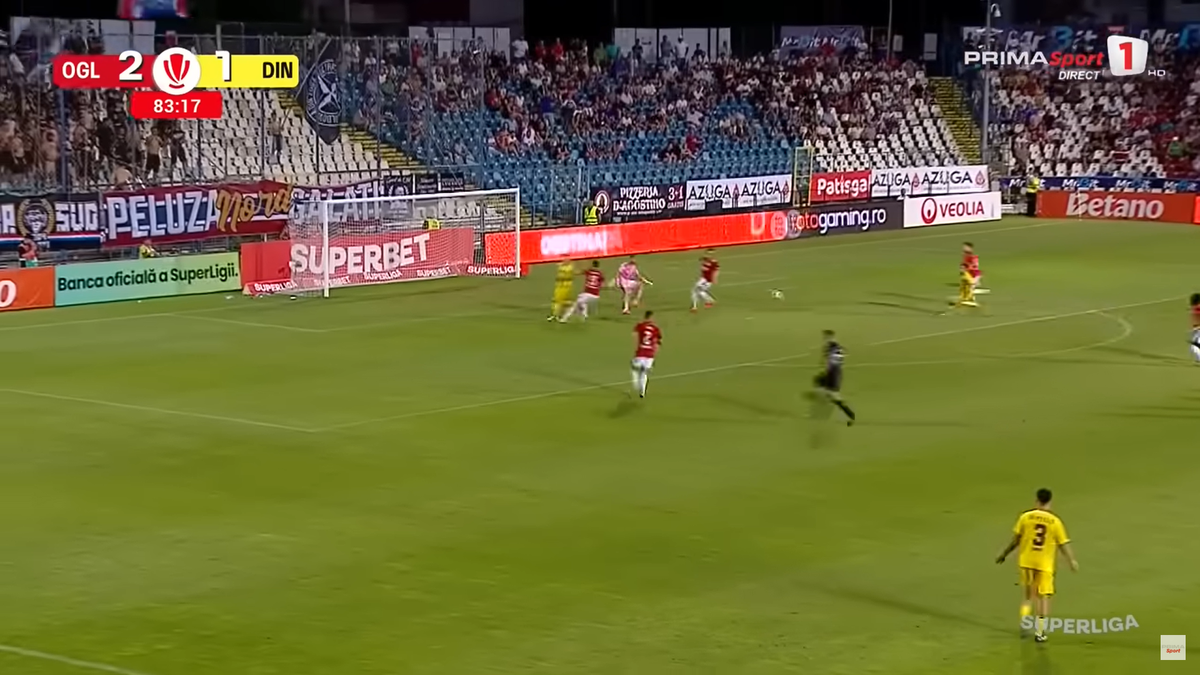 Ratarea uriașă a lui Caragea în Oțelul - Dinamo