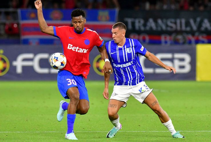 Alexandru Ișfan în FCSB - Farul 1-2 / Sursă foto: Ionuț Iordache & Cristi Preda (GSP)